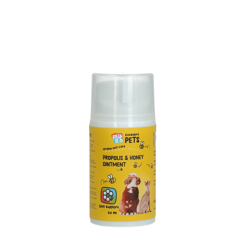 Pommade pour la peau à la propolis et au miel, 50 ml – Excellent Pets Propolis & Honey Ointment – Image 1