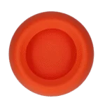 Gamelle et abreuvoir en silicone pour chiens, avec rebord anti éclaboussures, 800 ml, orange – Excellent Pets No-Spill Bowl – Image 2