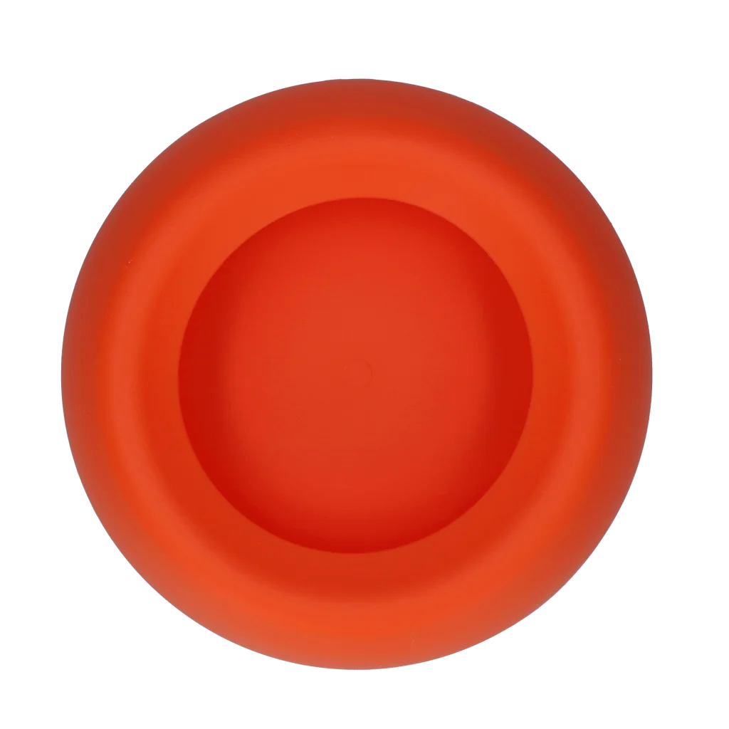 Gamelle et abreuvoir en silicone pour chiens, avec rebord anti éclaboussures, 800 ml, orange – Excellent Pets No-Spill Bowl – Image 2