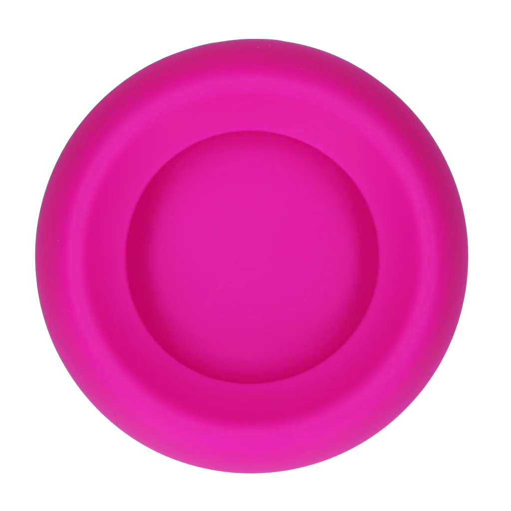 Gamelle et abreuvoir en silicone pour chiens, avec rebord anti éclaboussures, 300 ml, rose – Excellent Pets No-Spill Bowl – Image 2