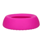 Gamelle pour nourriture et eau pour chiens en silicone avec bord anti-débordement, 800 ml, rose – Excellent Pets No-Spill Bowl – Image 3