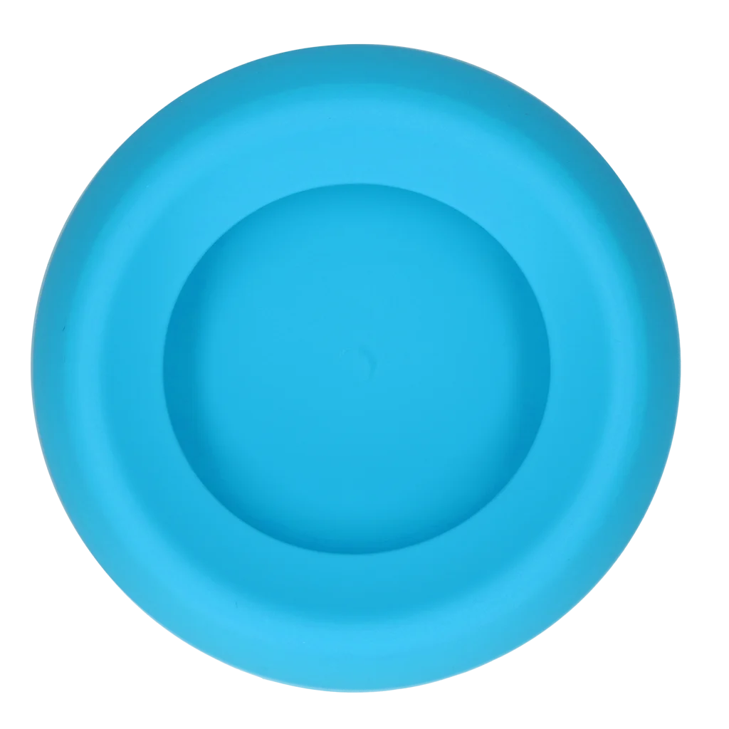 Gamelle en silicone pour chiens avec rebord anti éclaboussures, 300 ml, bleue – Excellent Pets No-Spill Bowl – Image 2
