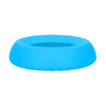 Gamelle en silicone pour chiens avec rebord anti éclaboussures, 300 ml, bleue – Excellent Pets No-Spill Bowl – Image 3