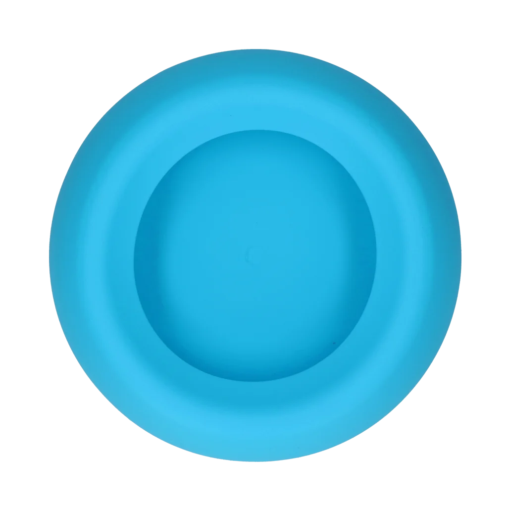 Gamelle en silicone pour chiens avec rebord anti éclaboussures, 800 ml, bleue – Excellent Pets No-Spill Bowl – Image 2