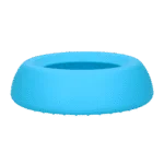 Gamelle en silicone pour chiens avec rebord anti éclaboussures, 800 ml, bleue – Excellent Pets No-Spill Bowl – Image 3