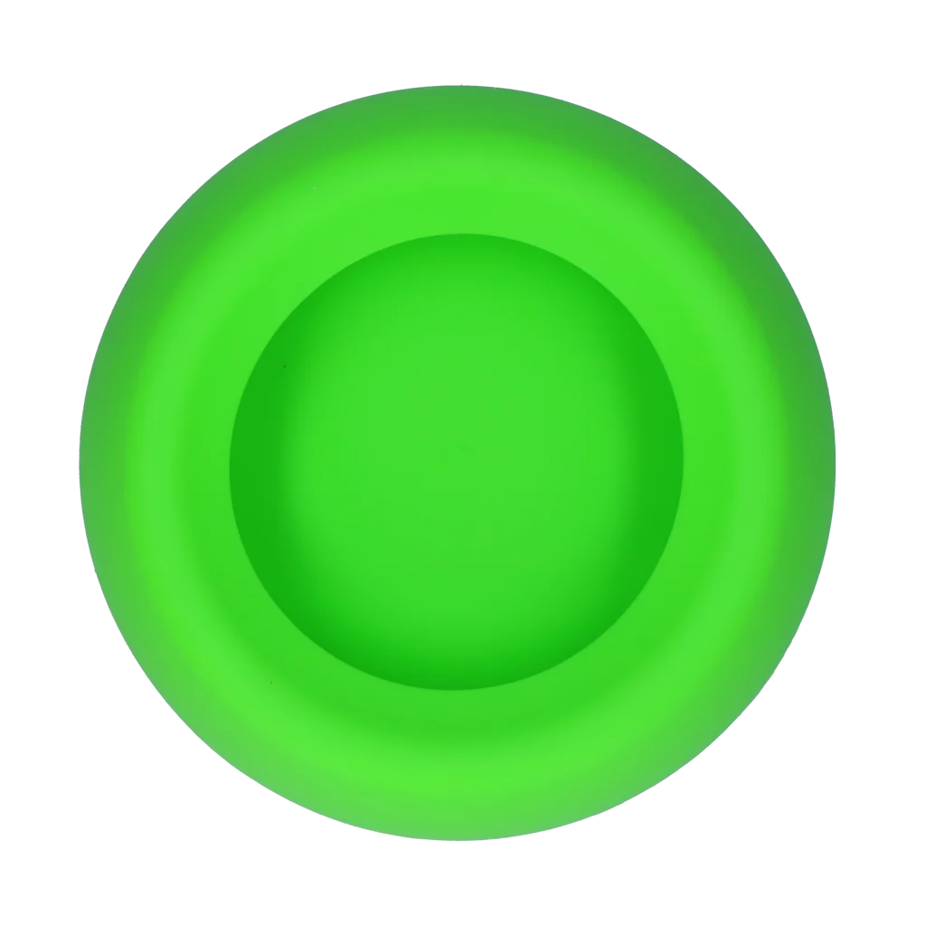 Gamelle pour chien en silicone avec rebord anti éclaboussures, 800 ml, vert – Excellent Pets No-Spill Bowl – Image 3