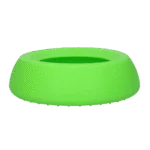 Gamelle pour chien en silicone avec rebord anti éclaboussures, 800 ml, vert – Excellent Pets No-Spill Bowl – Image 2