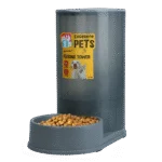 Distributeur de nourriture pour chiens et chats avec pieds antidérapants, 2,3 kg – Excellent Pets Feeding Tower
