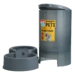Distributeur de nourriture pour chiens et chats avec pieds antidérapants, 2,3 kg – Excellent Pets Feeding Tower – Image 3