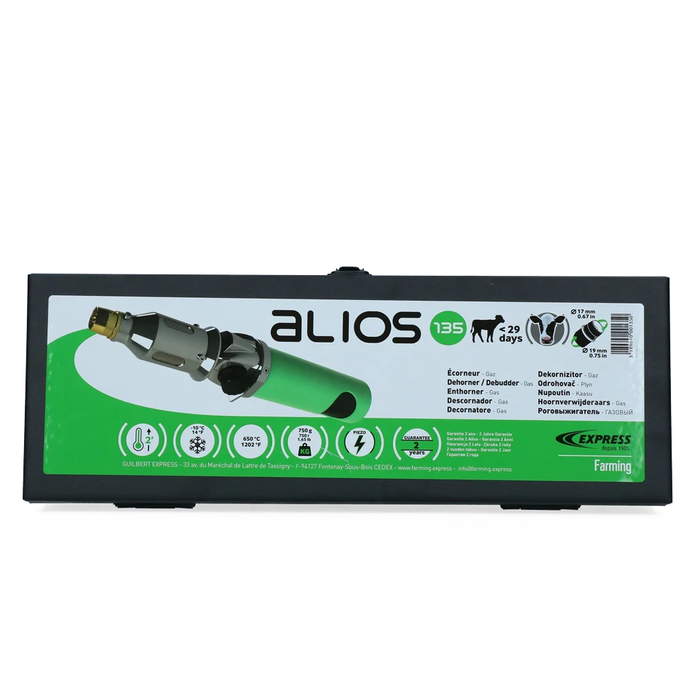Écorneur à gaz pour veaux avec tête réversible ø 17 et 19 mm – Express Alios – Image 3