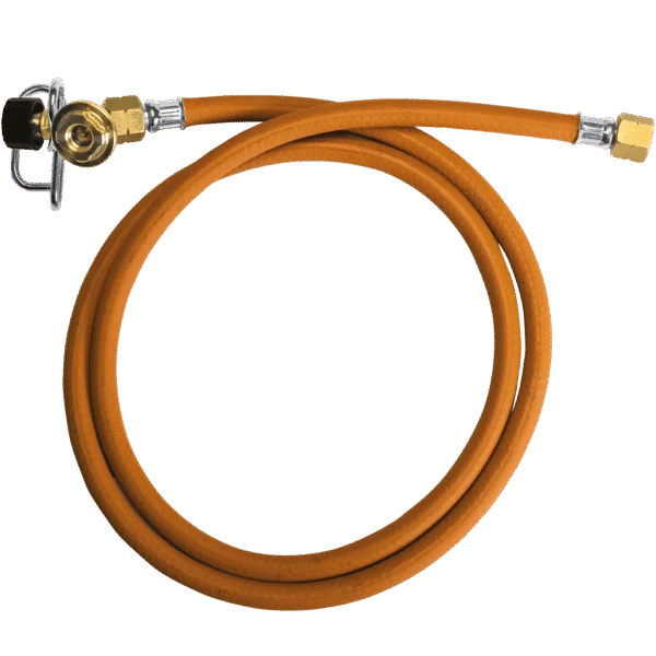 Kit adaptateur pour brûleur à poils de pis avec tuyau de 1,5 m et robinet – Express Terra