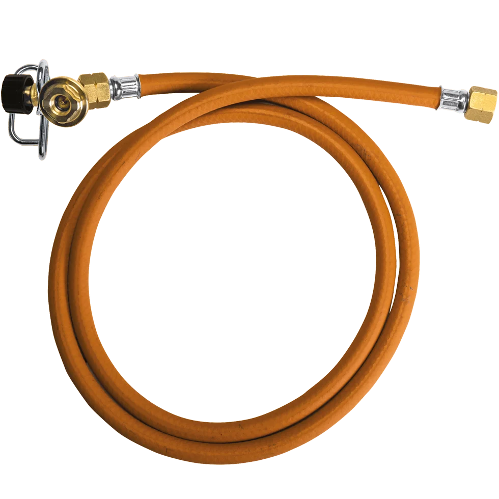 Kit adaptateur pour brûleur à poils de pis avec tuyau de 1,5 m et robinet – Express Terra – Image 1