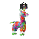 Peluche pour chien en matière recyclée avec couineur, L, 32 x 16 cm – FantaZoo Giraffe