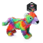 Doudou léopard pour chien avec couineur, M, 23 x 13 cm – FantaZoo Leopard