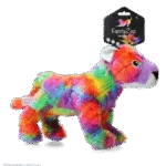 Peluche léopard pour chien avec couineur, L, 32 x 16 cm – FantaZoo Leopard