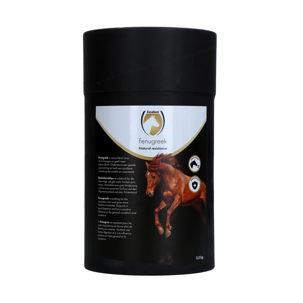 Poudre de fenugrec pour chevaux, 2,5 kg – Excellent Horse Fenugreek – Image 1