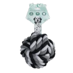 Corde à mâcher avec balle en coton, 24 cm – Floss Toss Natural Dental Ropes Dental Rope Exteme Ball