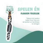 Corde en coton pour chien, 61 cm – Floss Toss Natural Dental Ropes Dental Rope Exteme 8-Tugger – Image 2