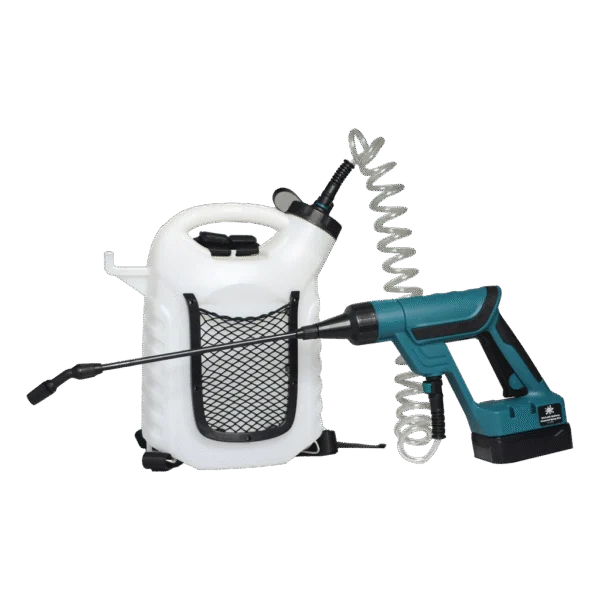 Pulvérisateur à dos à batterie avec lance de 80 cm, 6 l – FlowZone Lil'Squirt