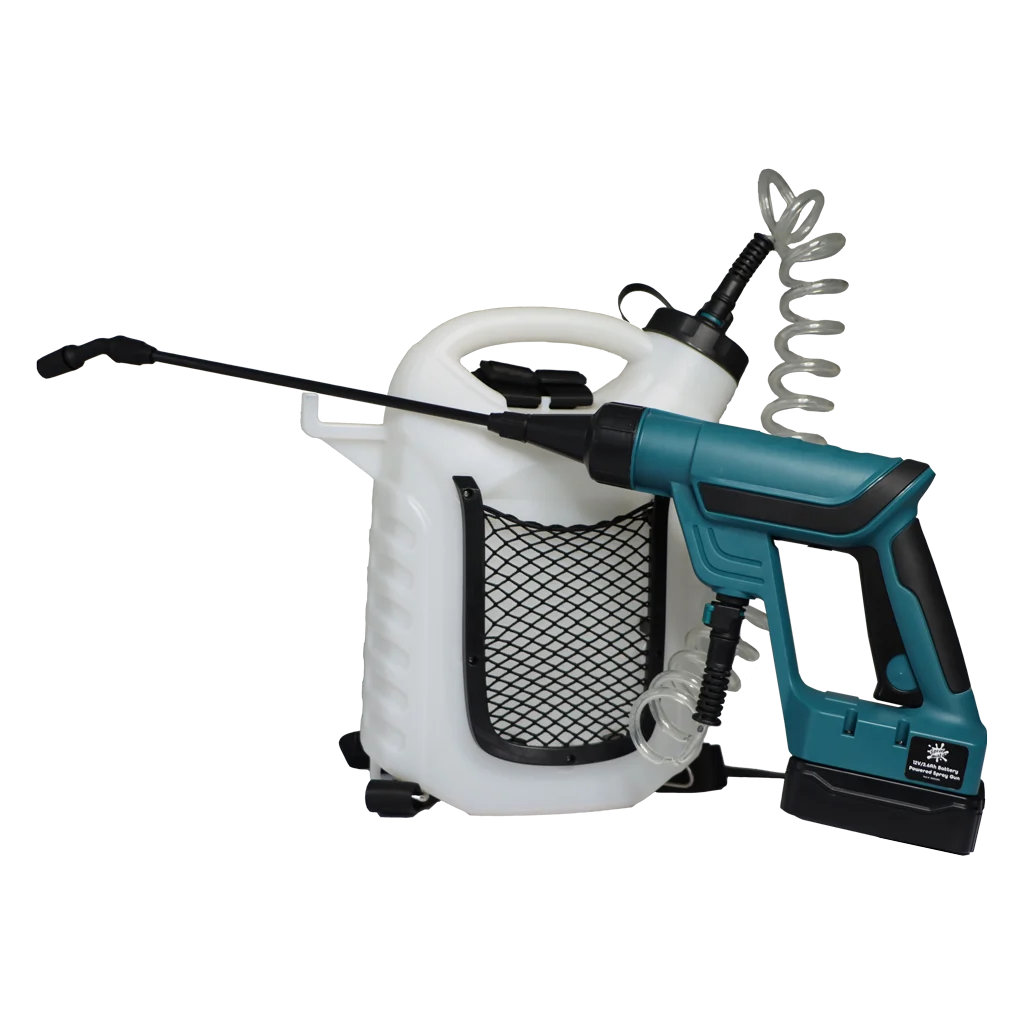 Pulvérisateur à dos à batterie avec lance de 80 cm, 6 l – FlowZone Lil'Squirt – Image 2