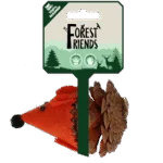 Souris pour chat en pomme de pin et feutre avec Madnip, orange, 8 cm – Forest Friends Mouse