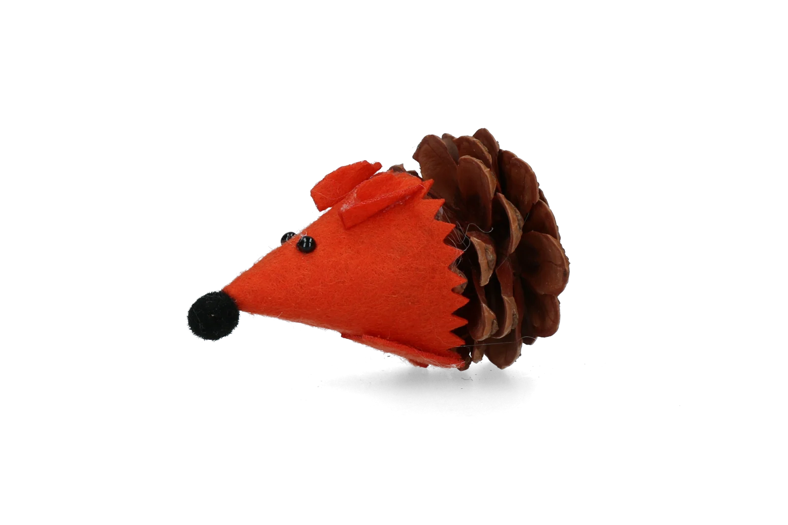 Souris pour chat en pomme de pin et feutre avec Madnip, orange, 8 cm – Forest Friends Mouse – Image 2