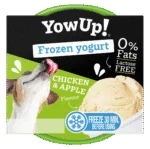 Snack au yaourt pour chiens et chats à congeler, poulet et pomme, 110 g – YowUp! Frozen Yoghurt Chicken & Apple