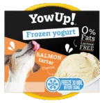 Yaourt glacé pour chiens et chats au tartare de saumon, 110 g – YowUp! Frozen Yoghurt Salmon Tartar