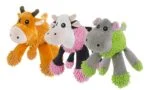 Peluche vache pour chien avec 5 couineurs, 22 x 22 cm – Fuzzle – Image 6