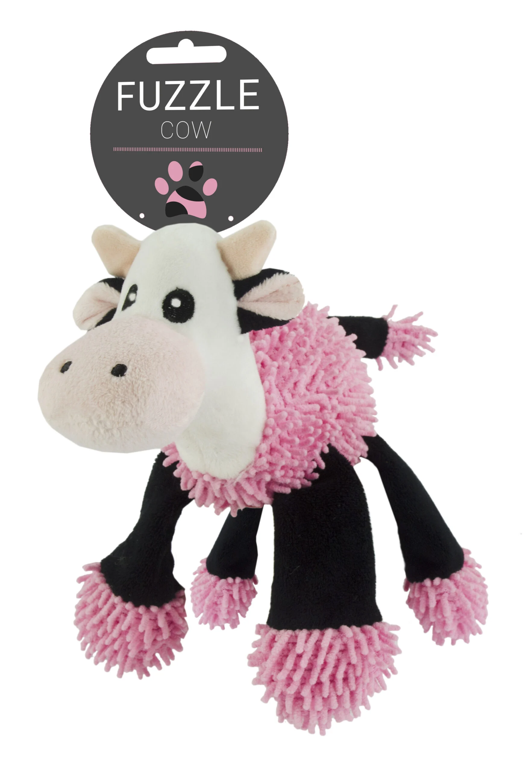 Peluche vache pour chien avec 5 couineurs, 22 x 22 cm – Fuzzle – Image 4