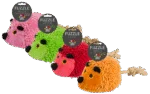 Peluche pour chien hérisson avec queue en corde et couineur, rouge, 15 x 20 cm – Fuzzle Hedgie With Tail – Image 4