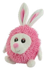 Peluche pour chien lapin avec couineur, 23 cm – Fuzzle – Image 2