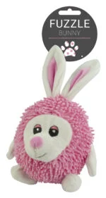 Peluche pour chien lapin avec couineur, 23 cm – Fuzzle