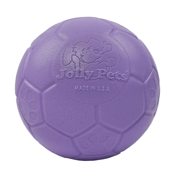 Balle de rapport pour chien, violet clair, 15 cm – Jolly Pets Jolly Soccer Ball