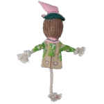 Jouet à tirer Épouvantail avec corps qui crépite et corde – Garden Paws Scarecrow Scary Harry M – Image 3
