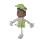 Jouet de traction épouvantail avec corps qui crépite et corde – Garden Paws Scarecrow Indy Fields S – Image 3