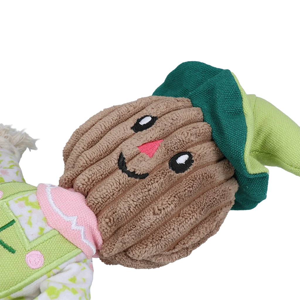 Jouet de traction épouvantail avec corps qui crépite et corde – Garden Paws Scarecrow Indy Fields S – Image 4