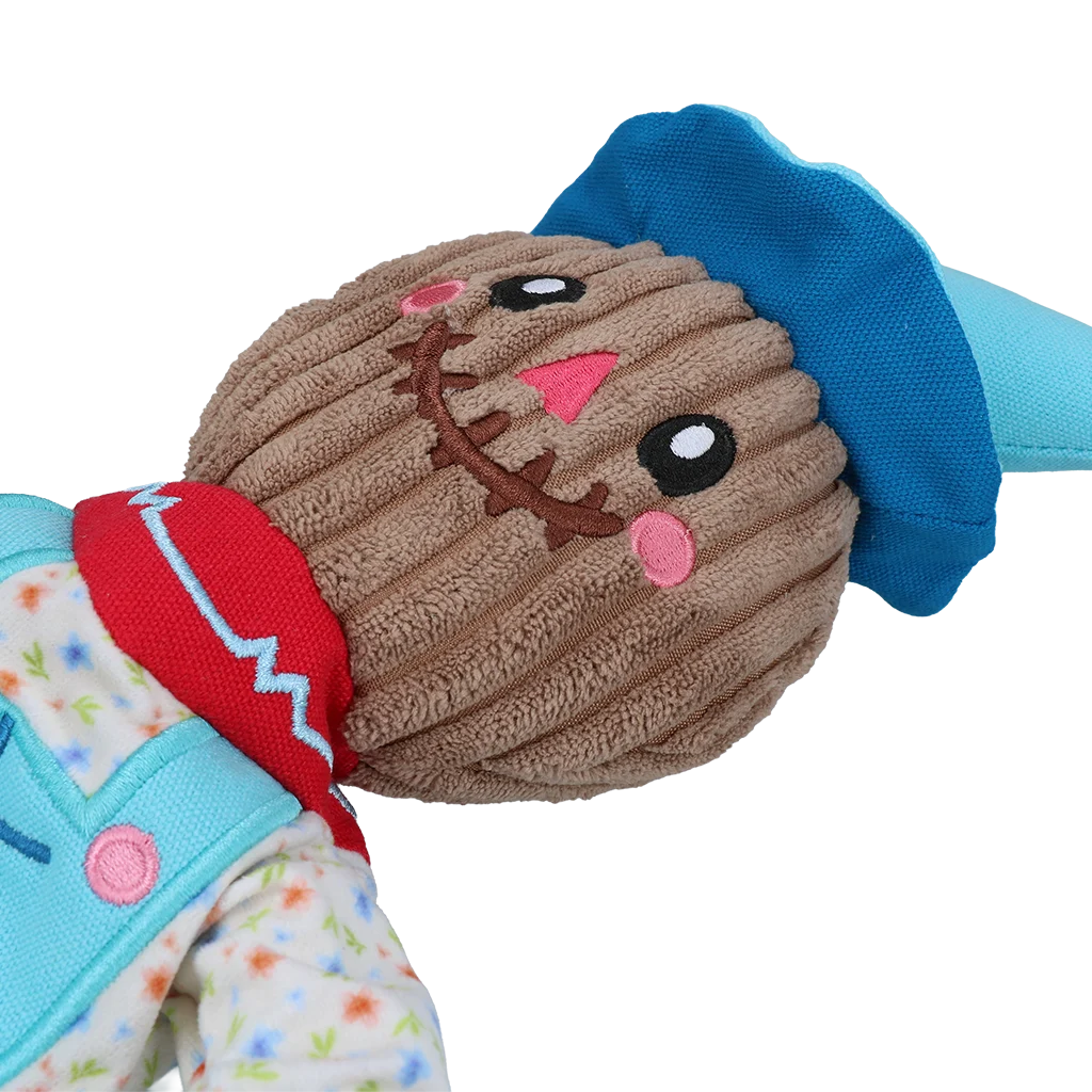 Jouet de traction épouvantail avec corps qui crépite et corde – Garden Paws Scarecrow Calvin Crow M – Image 4