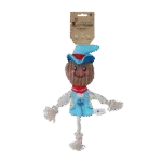 Jouet à tirer épouvantail avec corps crépitant et corde – Garden Paws Scarecrow Calvin Crow S