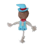 Jouet à tirer épouvantail avec corps crépitant et corde – Garden Paws Scarecrow Calvin Crow S – Image 3