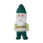 Peluche pour chien nain de jardin avec couineur M – Garden Paws Garden Gnome Gentle George M – Image 2