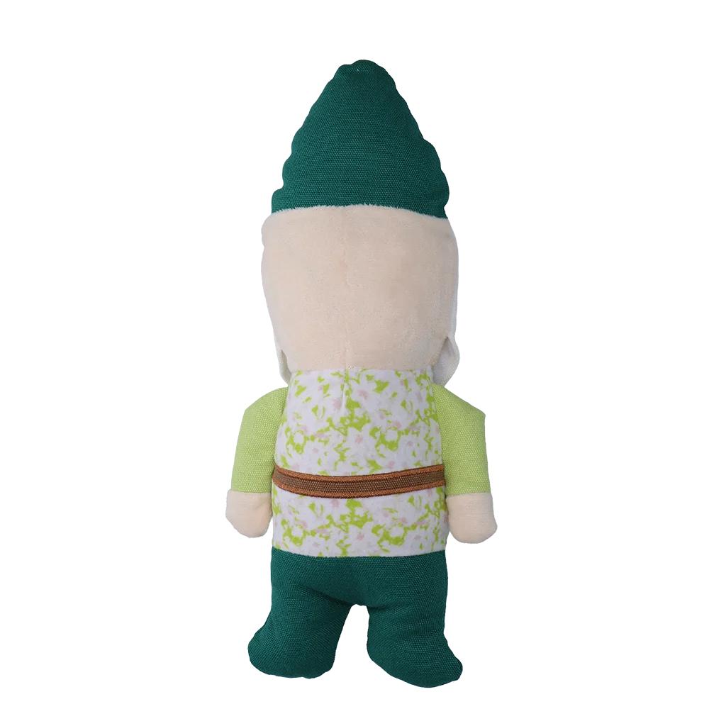 Peluche pour chien nain de jardin avec couineur M – Garden Paws Garden Gnome Gentle George M – Image 3