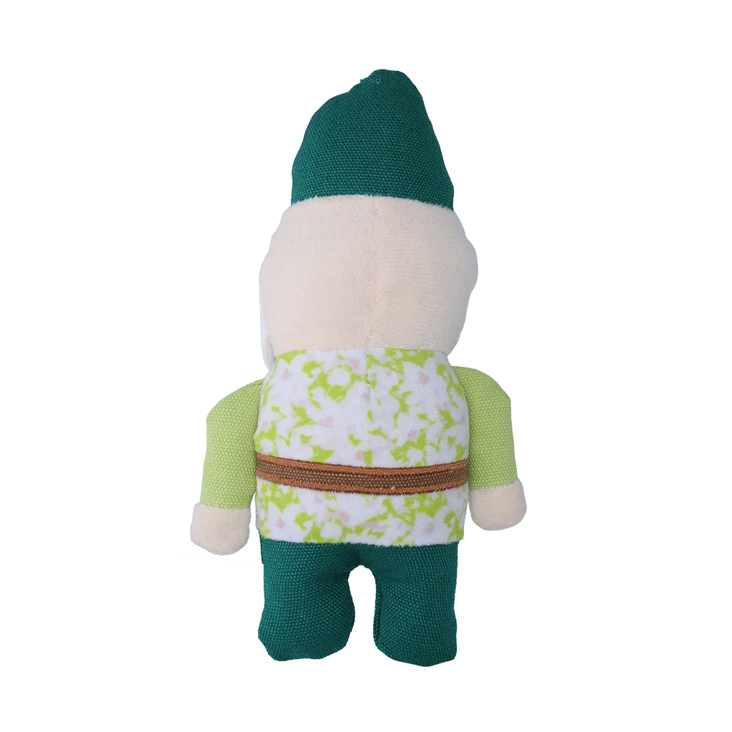 Peluche pour chien nain de jardin avec couineur S – Garden Paws Garden Gnome Gentle George S – Image 2