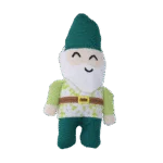 Peluche pour chien nain de jardin avec couineur S – Garden Paws Garden Gnome Gentle George S – Image 3