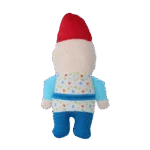 Peluche pour chien gnome de jardin avec couineur S – Garden Paws Garden Gnome Happy Henry S – Image 3