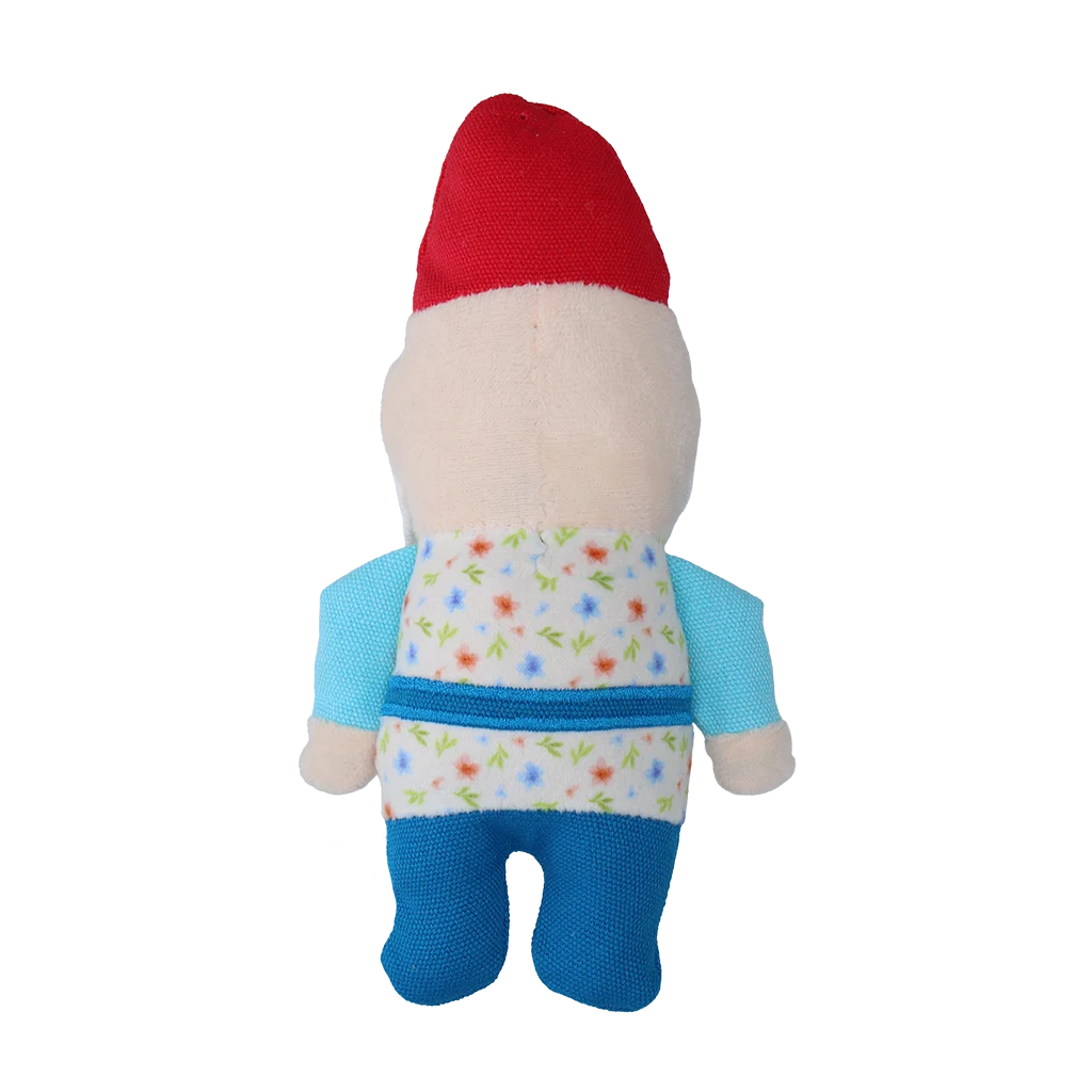 Peluche pour chien gnome de jardin avec couineur S – Garden Paws Garden Gnome Happy Henry S – Image 3