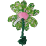 Peluche fleur pour chien avec corde M – Garden Paws Flower Summer Shrubs M – Image 3