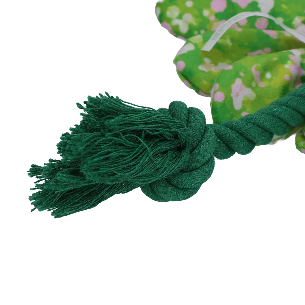Peluche fleur pour chien avec corde M – Garden Paws Flower Summer Shrubs M – Image 4