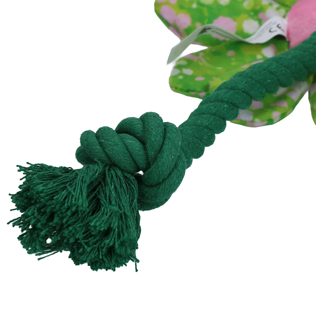 Peluche fleur pour chien avec corde S – Garden Paws Flower Summer Shrubs S – Image 4