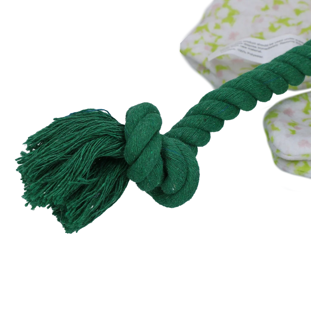 Peluche pour chien Fleur avec corde, M – Garden Paws Flower Spring Sakura – Image 4